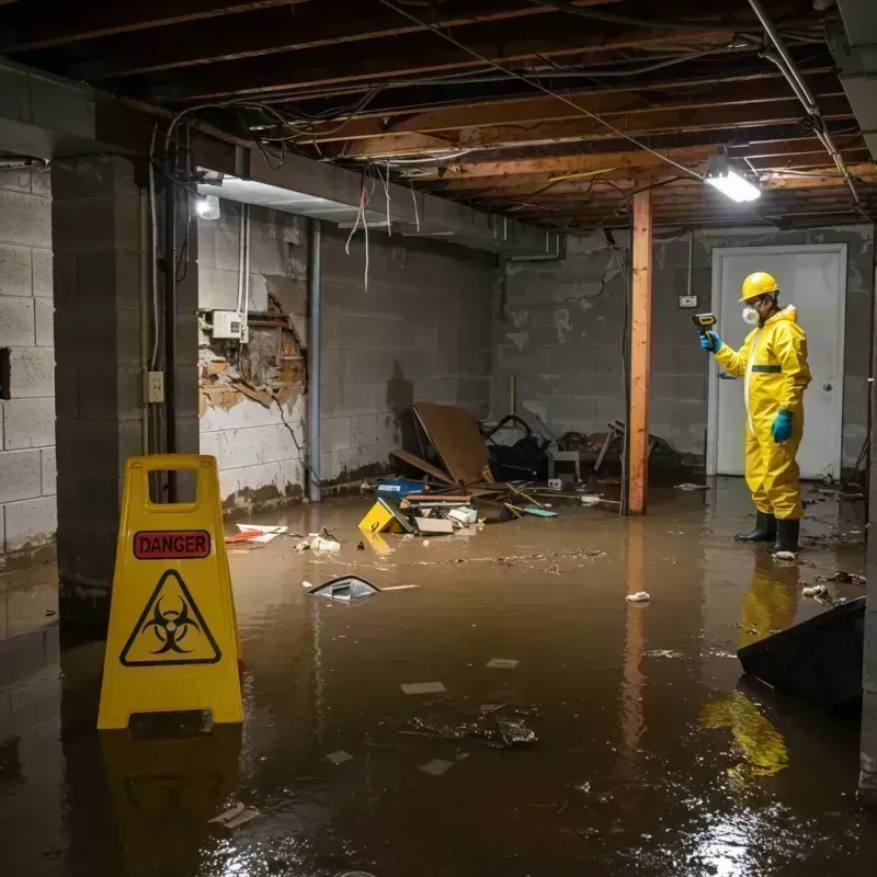 Flooded Basement Electrical Hazard in Gilpin County, CO Property